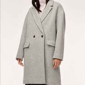 ARITZIA WILFRED LYON COAT HEATHER GREY SIZE 2
